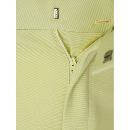 Gucci Lime Yellow Polyester Pants