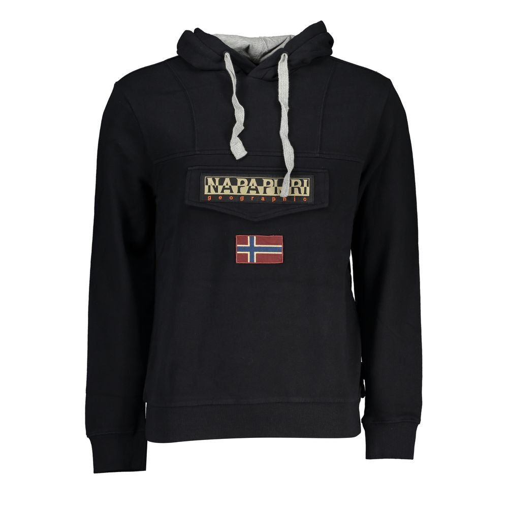 Napapijri Black Cotton Men's Sweatshirt