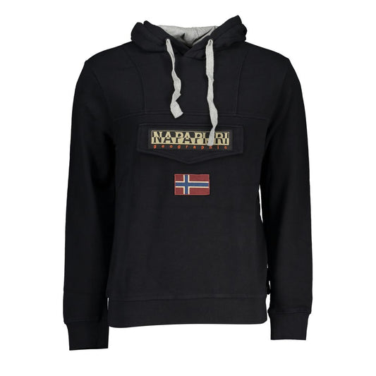 Napapijri Black Cotton Men's Sweatshirt