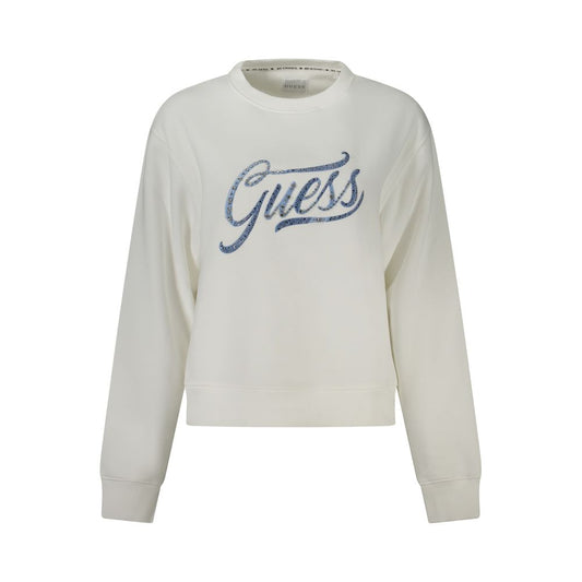 Guess Jeans White Cotton Women Sweater