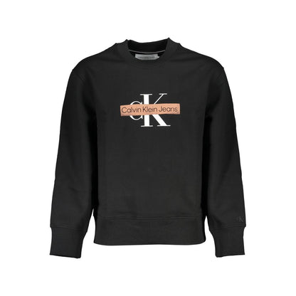 Calvin Klein Black Cotton Men's Sweatshirt