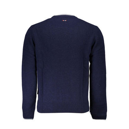 Napapijri Blue Tessuto Men Sweater