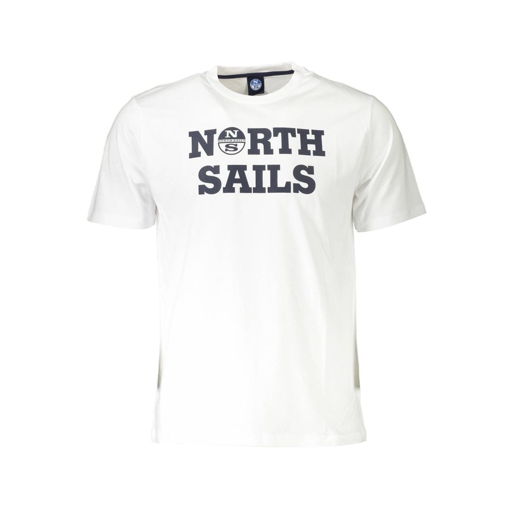North Sails White Cotton Men's T-Shirt