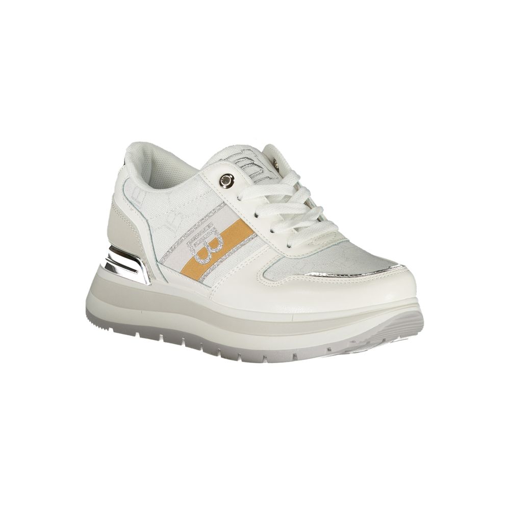 Laura Biagiotti White Polyurethane Women Sneaker