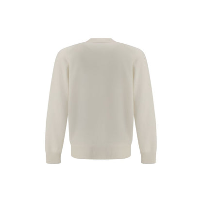 Brunello Cucinelli White Cashmere Cardigan Brunello Cucinelli