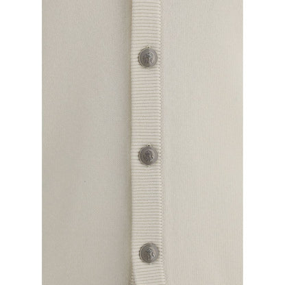 Brunello Cucinelli White Cashmere Cardigan Brunello Cucinelli
