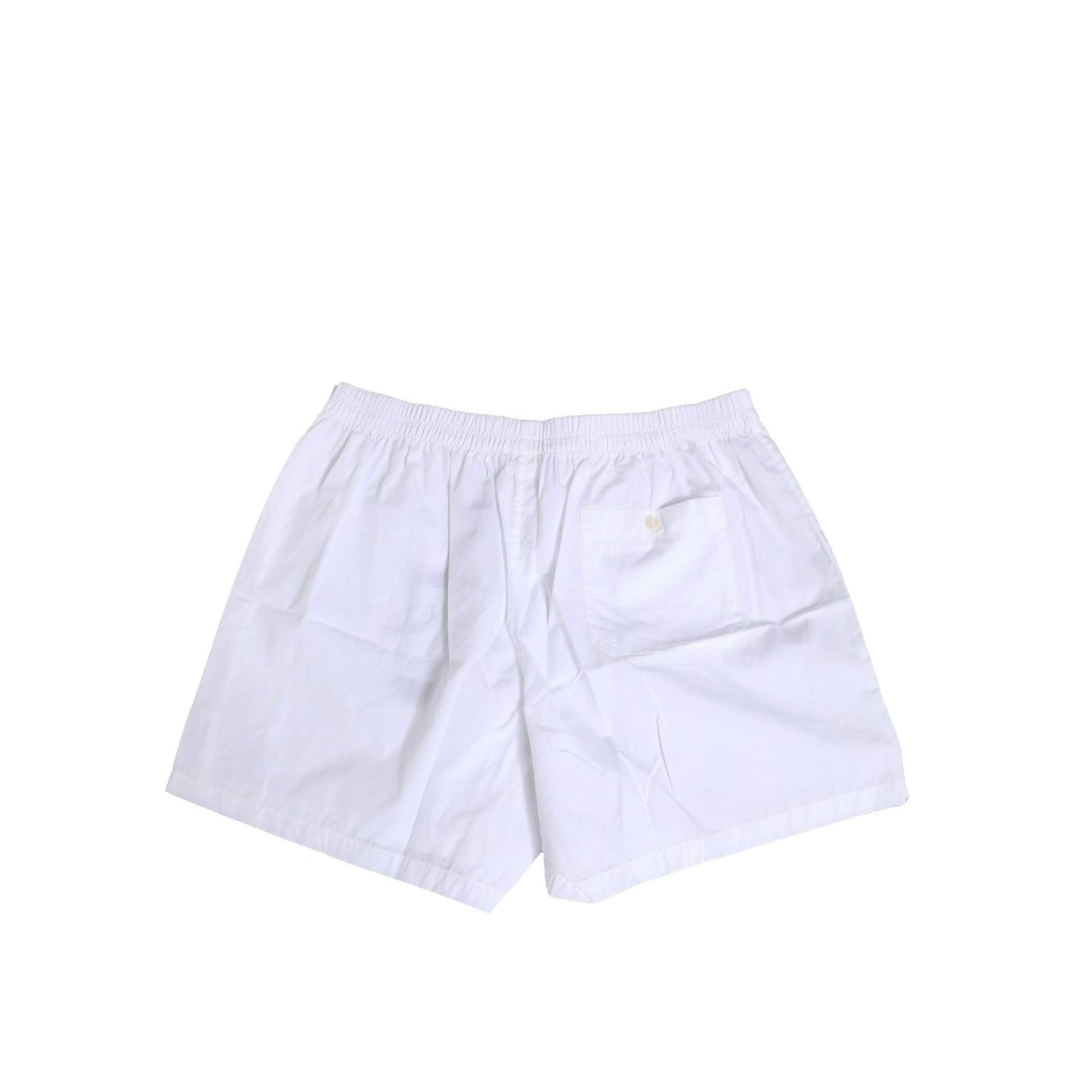 Dolce & Gabbana White Cotton Regular Boxer Shorts Underwear