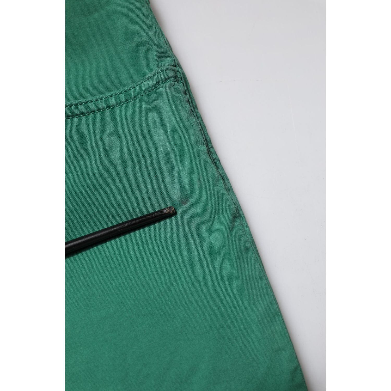 Dolce & Gabbana Green Cotton Stretch Skinny Men Denim Jeans