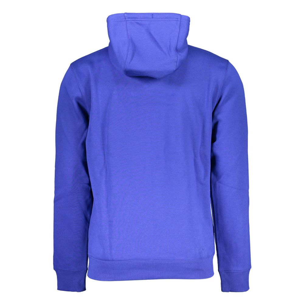 Tommy Hilfiger Blue Cotton Men's Sweatshirt Hoodie