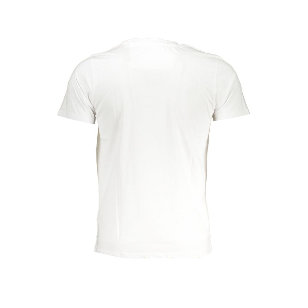 Cavalli Class White Cotton T-Shirt Cavalli Class