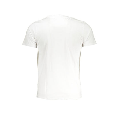 Cavalli Class White Cotton T-Shirt Cavalli Class