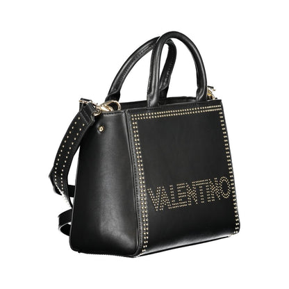 Mario Valentino Black Polyurethane Women Handbag