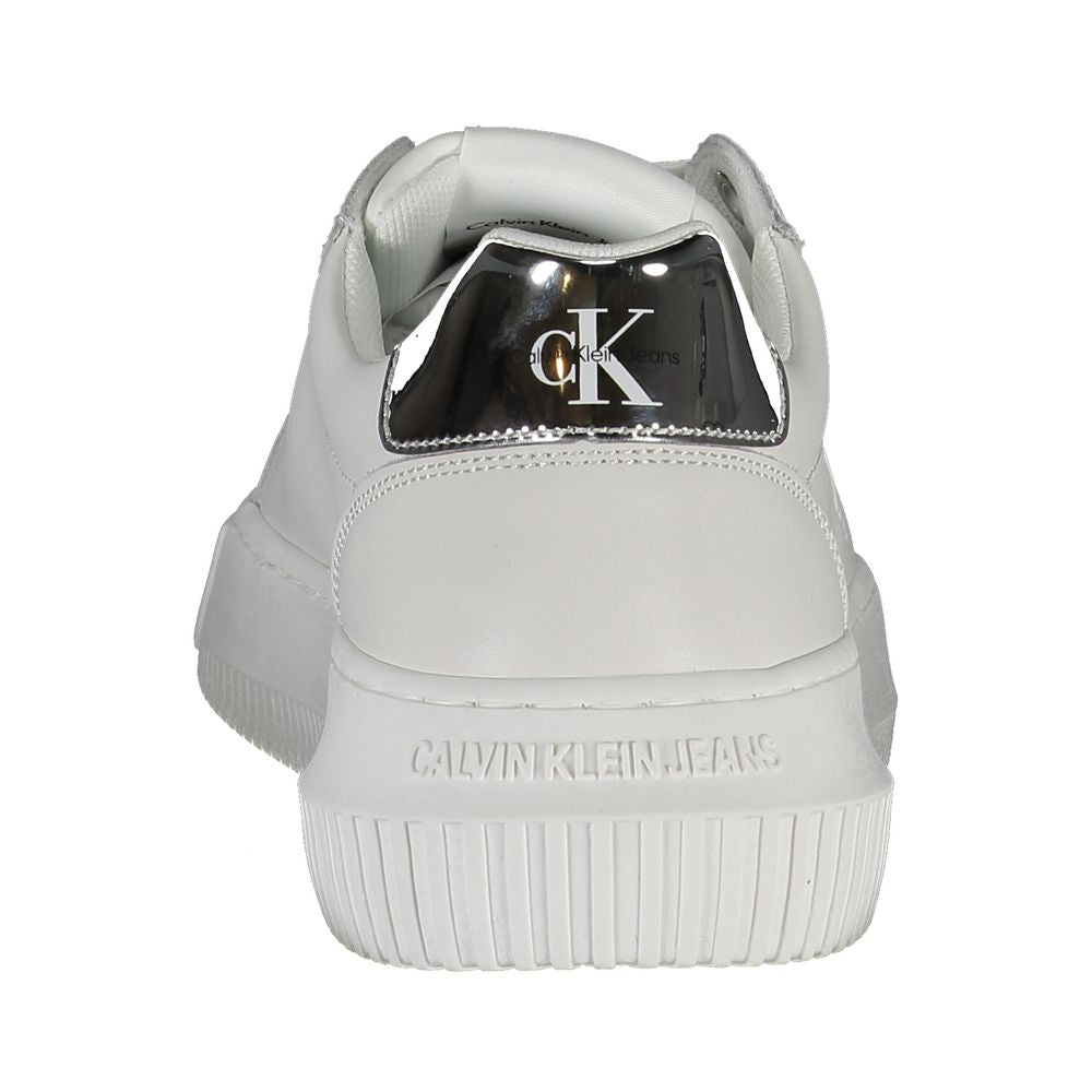 Calvin Klein Bianco Leather Women Sneaker
