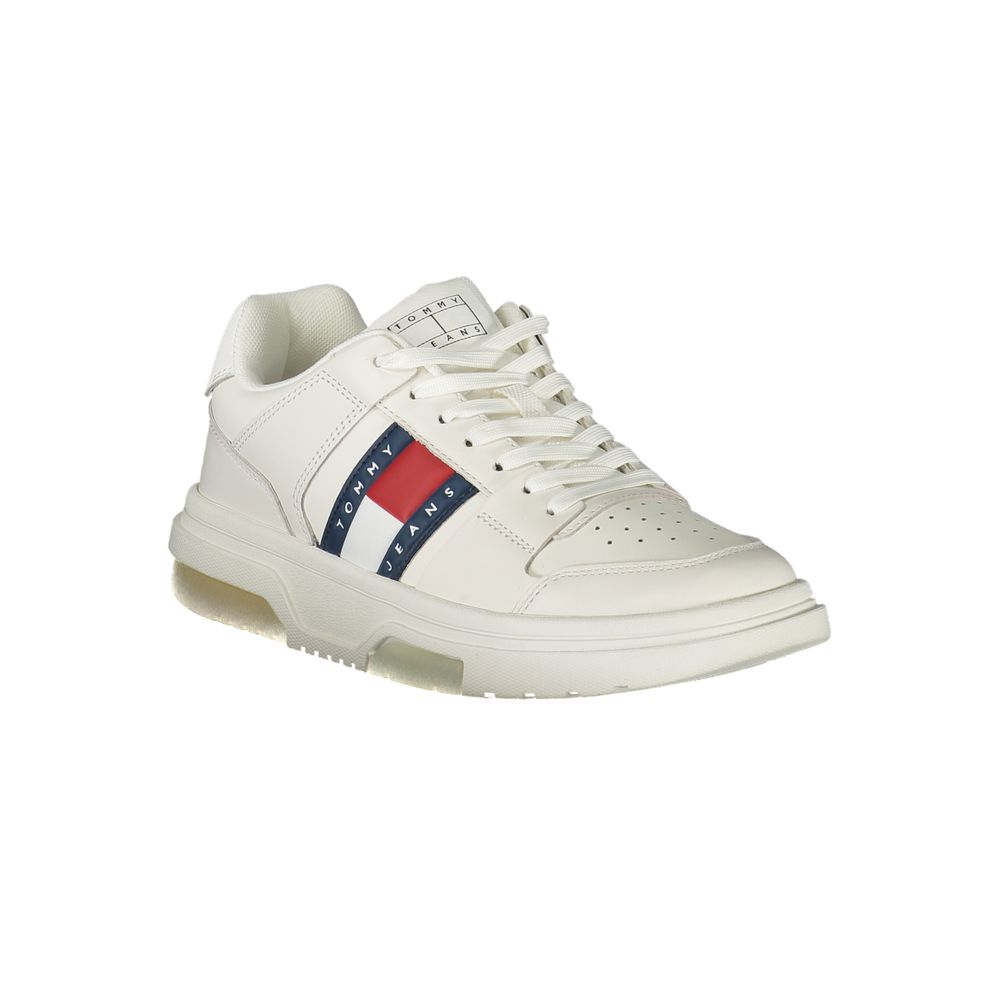 Tommy Hilfiger White Polyester Athletic Sneakers Tommy Hilfiger