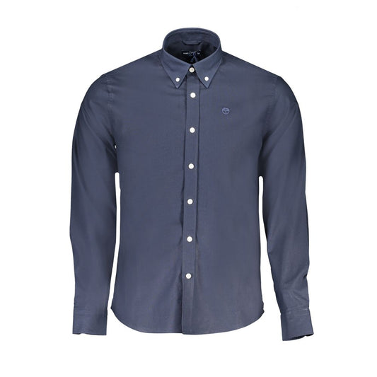 North Sails Blue Cotton Dress Shirt North Sails