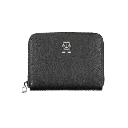 Tommy Hilfiger Black Polyurethane Women Wallet