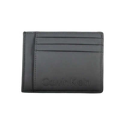 Calvin Klein Nero Polyurethane Men Cardholder