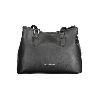 Mario Valentino Black Polyurethane Women Handbag