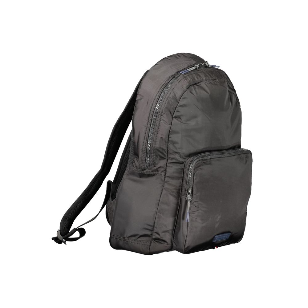 Tommy Hilfiger Black Nylon Backpack Tommy Hilfiger