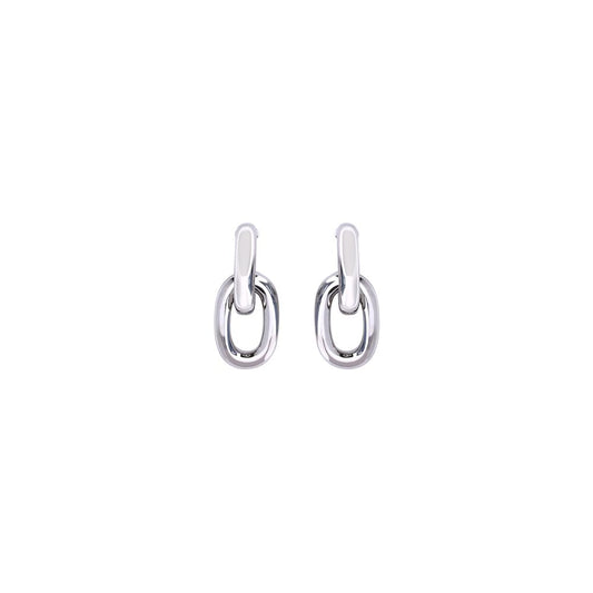 Rabanne Silver Resin Earrings Rabanne