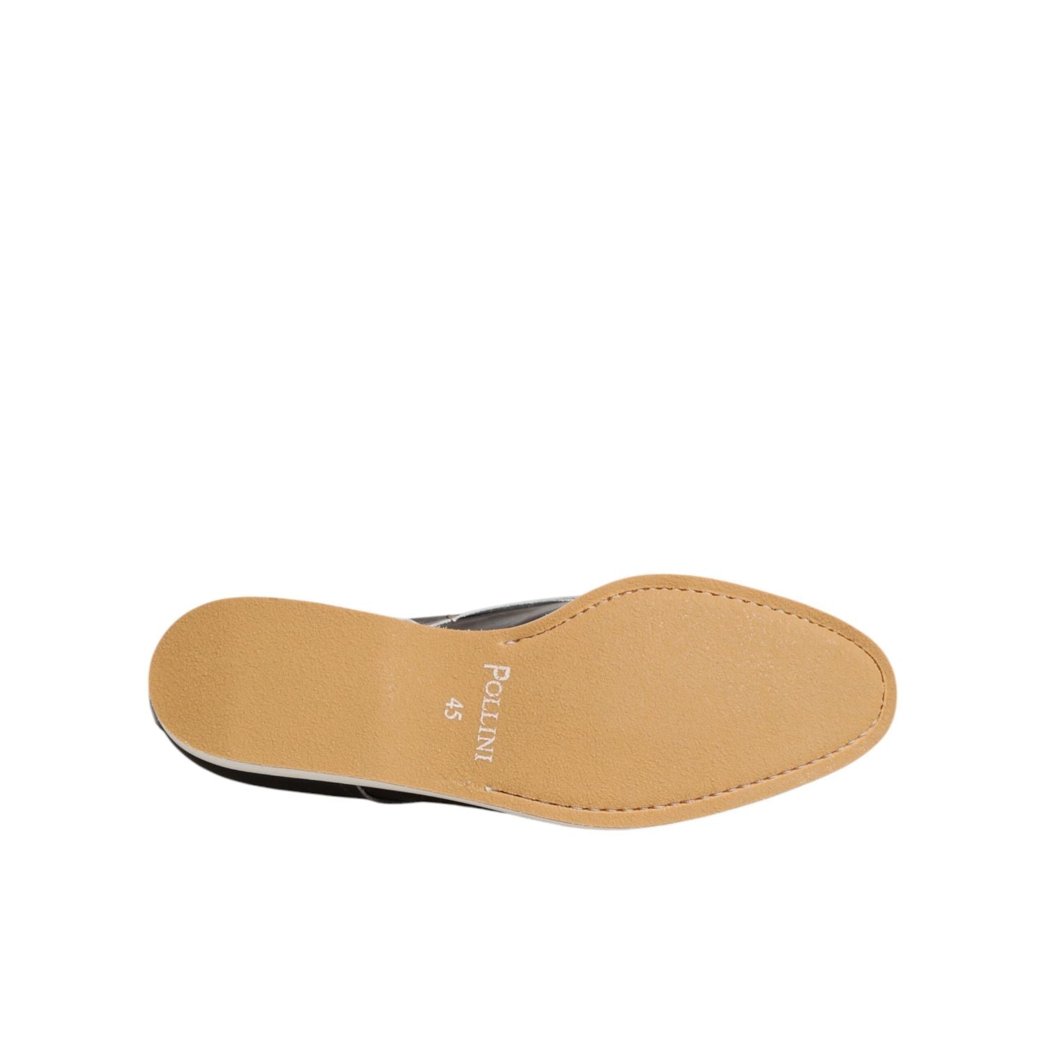 Pollini Dark Brown Leather Derby Lace Up Dress Formal Shoes