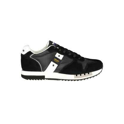 Blauer Black Polyurethane Men's Sneaker