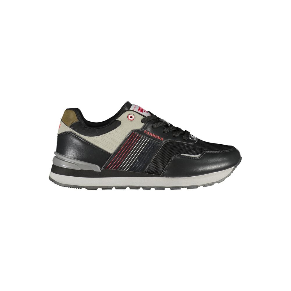 Carrera Black Polyurethane Men Sneaker