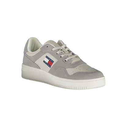 Tommy Hilfiger Gray Polyester Athletic Sneakers Tommy Hilfiger