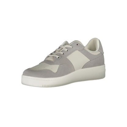 Tommy Hilfiger Gray Polyester Athletic Sneakers Tommy Hilfiger
