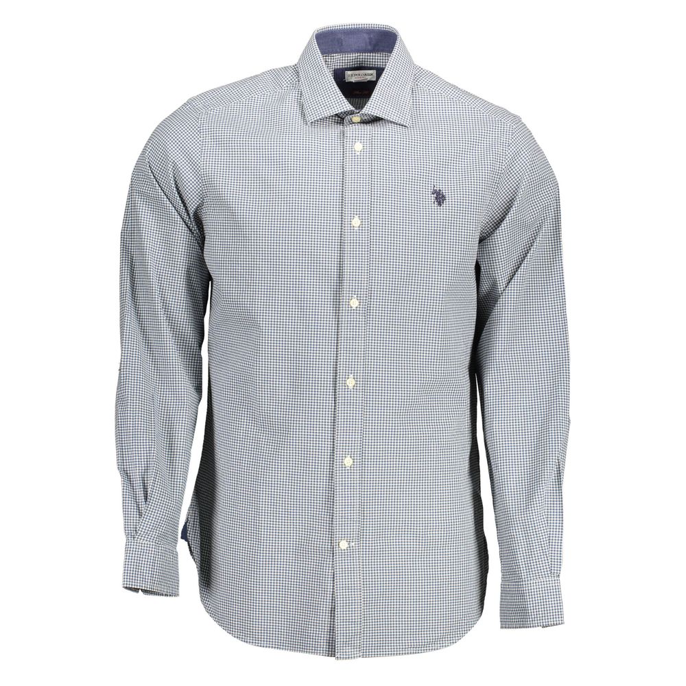 U.S. POLO ASSN. Azzurro Cotton Mens Shirt