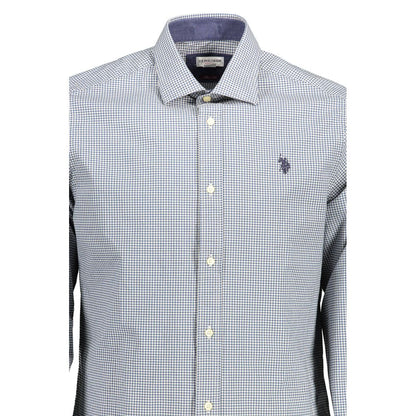 U.S. POLO ASSN. Azzurro Cotton Mens Shirt