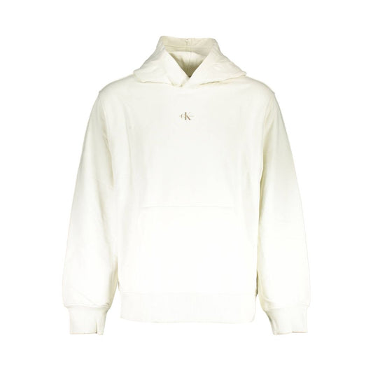 Calvin Klein White Cotton Men's Sweatshirt