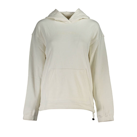 Calvin Klein White Cotton Women's Sweatshirt
