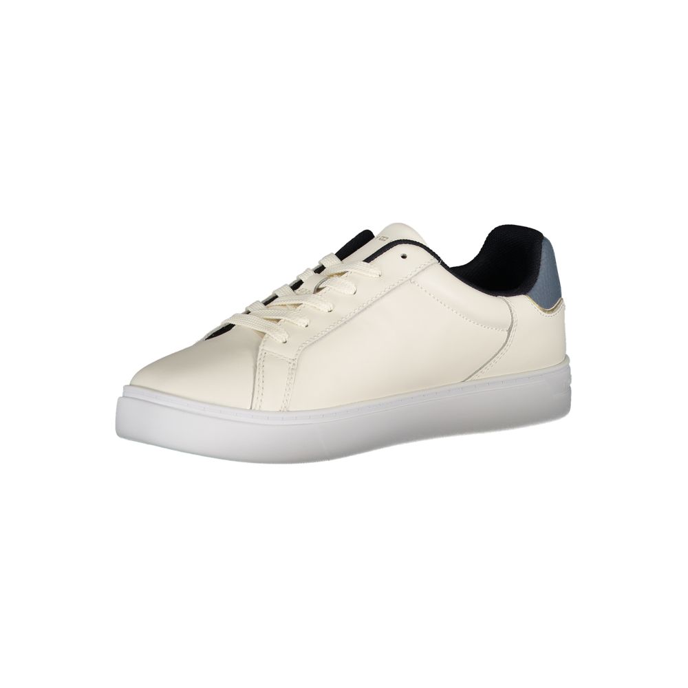 Tommy Hilfiger Beige Polyester Athletic Sneakers Tommy Hilfiger