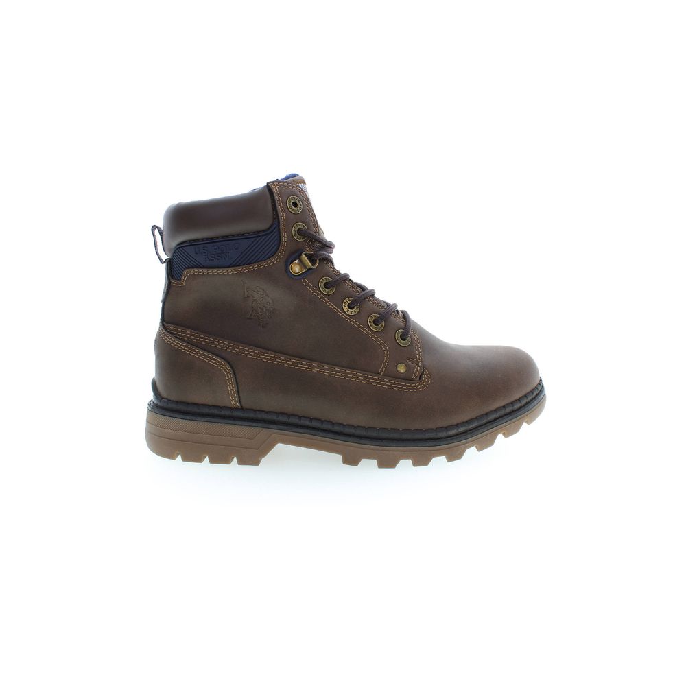 U.S. POLO ASSN. Brown Polyurethane Men's Boot