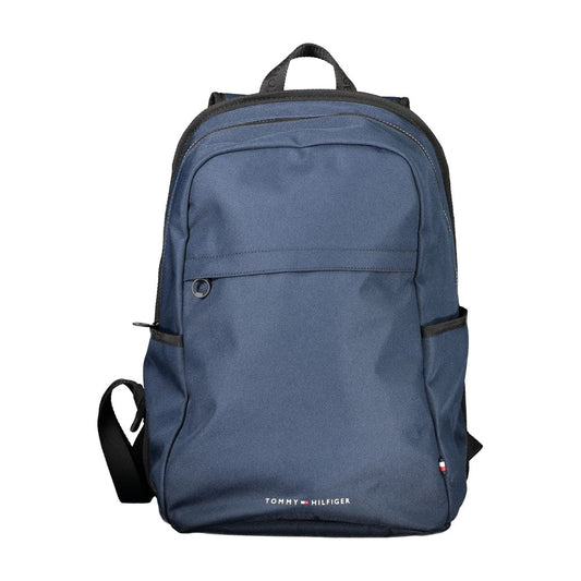 Tommy Hilfiger Blue Polyester Men Backpack