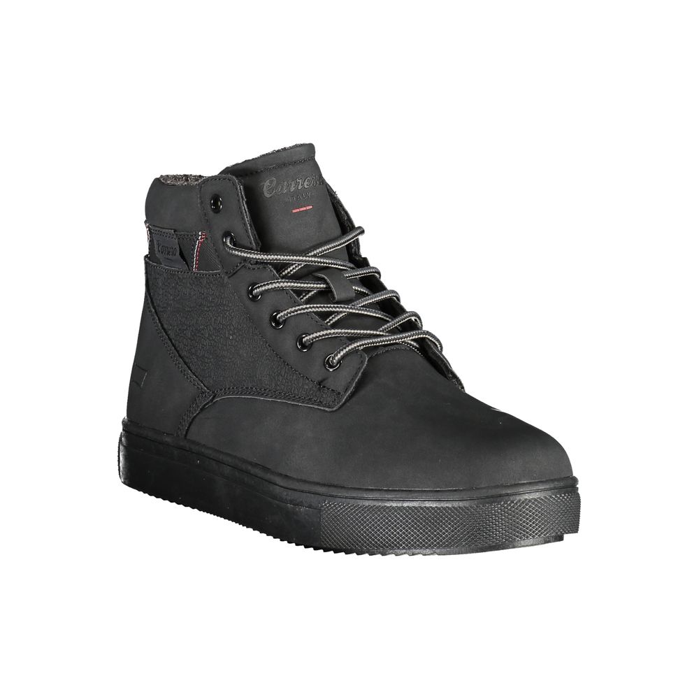 Carrera Black Polyurethane Men's Ankle Boot