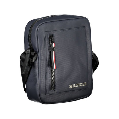 Tommy Hilfiger Blu Poliuretano Men's Shoulder Bag