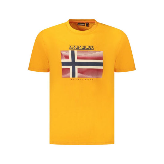 Napapijri Arancione Cotton Men T-Shirt 1728,67403481248,Clothing,M,Men,Napapijri,New with tags,Orange,T-Shirts - Clothing,T-Shirts - T-Shirts - Clothing