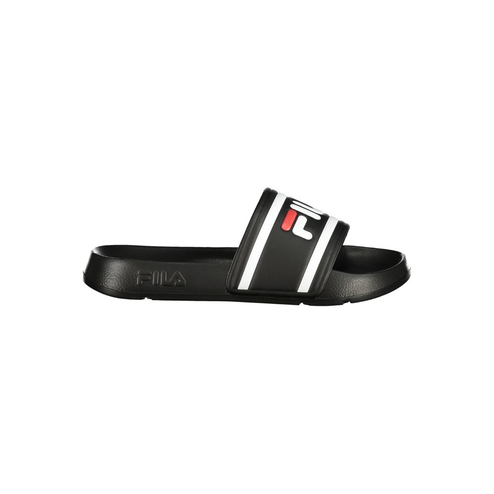Fila Black Polyurethane Women Slipper
