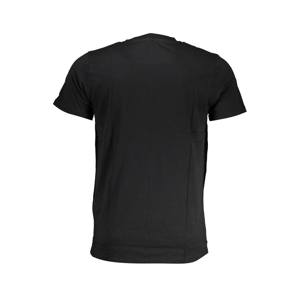 Cavalli Class Nero Cotton Men T-Shirt