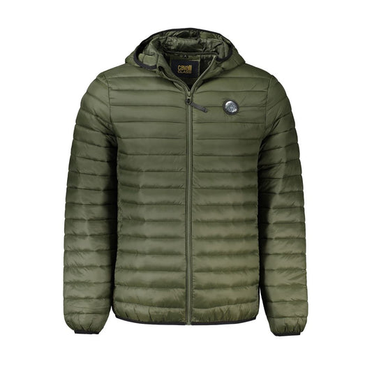 Cavalli Class Green Polyamide Jacket Cavalli Class