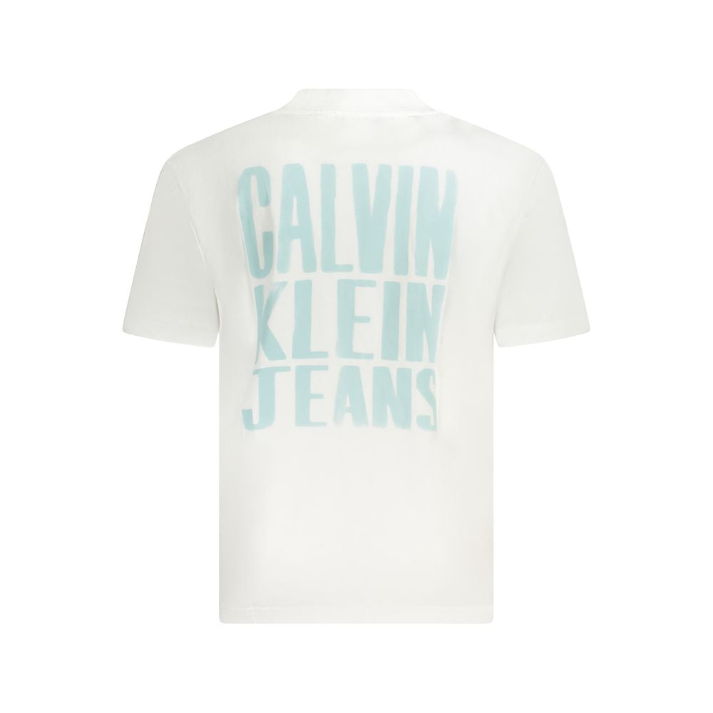 Calvin Klein Bianco Cotton Men T-Shirt