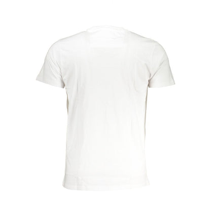 Cavalli Class Bianco Cotton Men T-Shirt