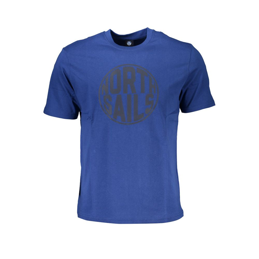 North Sails Blue Cotton Men's T-Shirt
