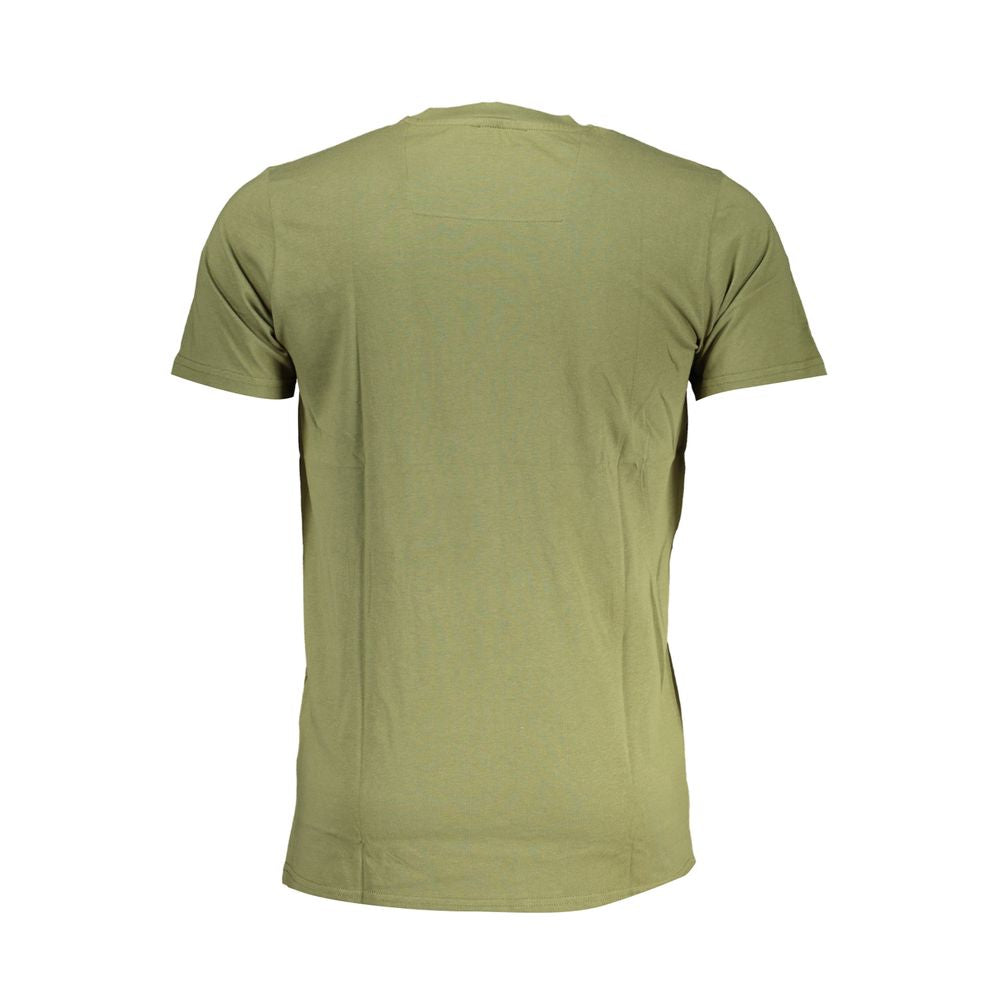 Cavalli Class Verde Cotton Men T-Shirt
