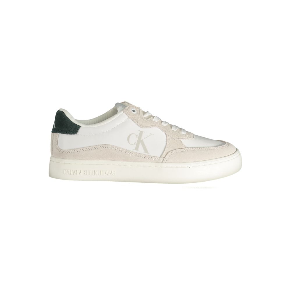 Calvin Klein White Polyester Athletic Sneakers Calvin Klein