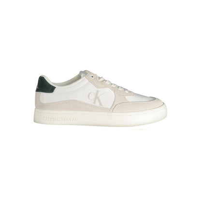 Calvin Klein White Polyester Athletic Sneakers Calvin Klein
