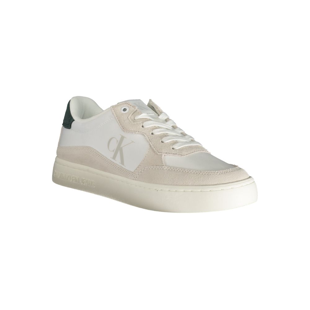 Calvin Klein White Polyester Athletic Sneakers Calvin Klein