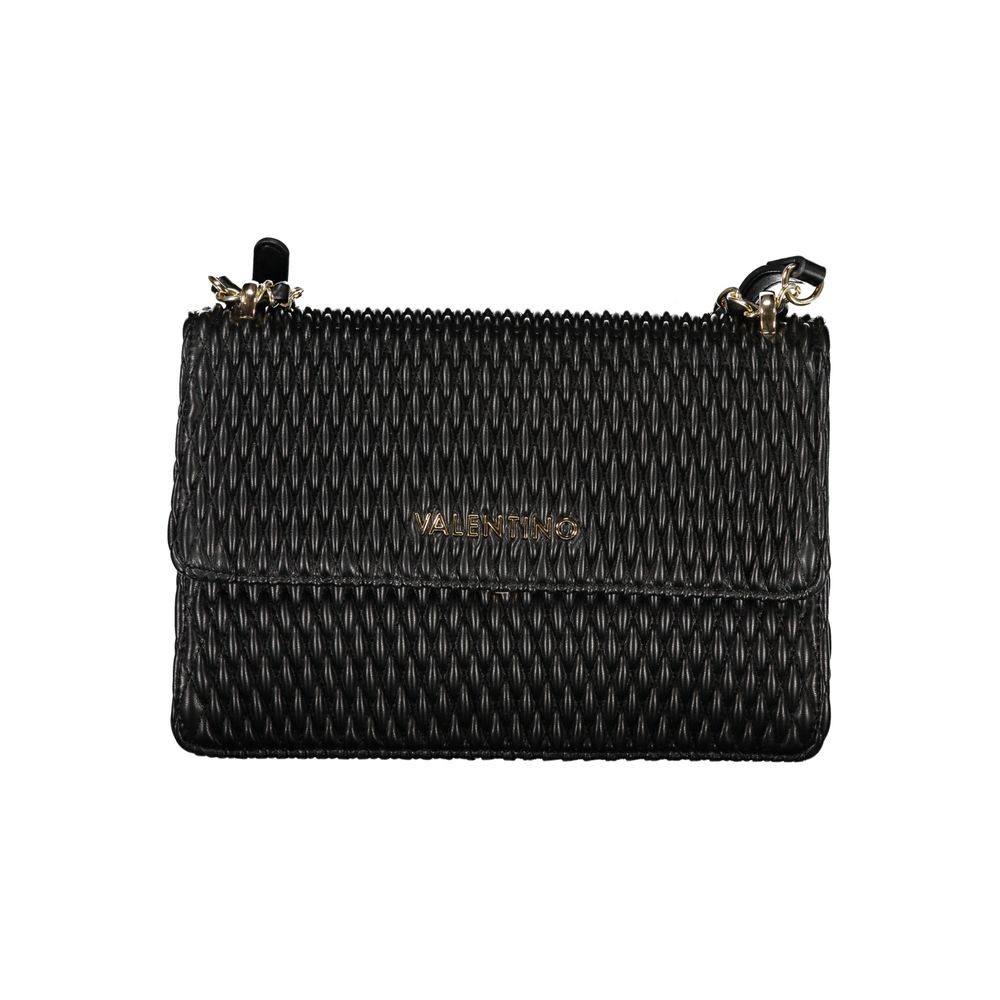 Mario Valentino Black Polyurethane Women Shoulder Bag